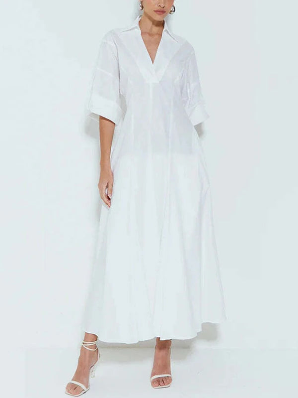 Modigirl Woman Prom Elegant Maxi Dresses 2025 Spring Summer A-Line Women Evening Birthday Wedding Shirts Long Dress