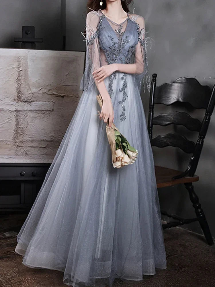 Long Evening Dress Luxury 2025 Gala Prom Cocktail Elegant