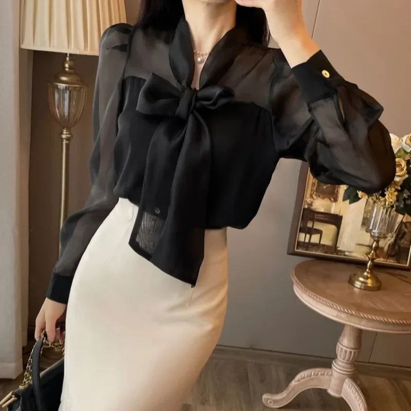 Maxi Sexy Women's Two Piece Set Party Black Long Sleeve Skirt Female Outfits Slit Vintage Clothing New Arrivals in The Same Full
