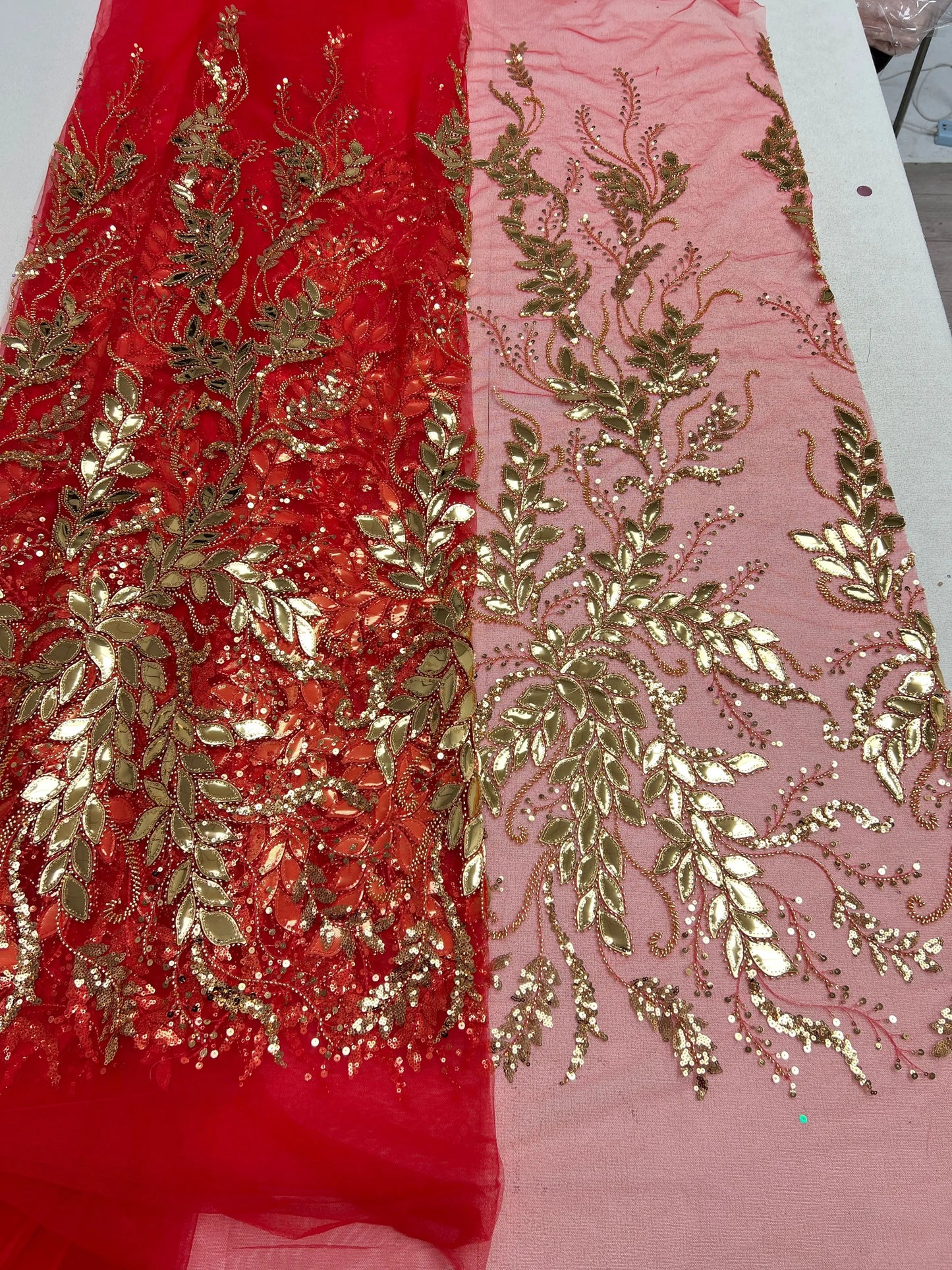 French Guipure Beaded Glitter Sequin lace Fabrics Quality For Sewing Wedding Dress Blue Tulle Lace Floral Embroidery Fabric