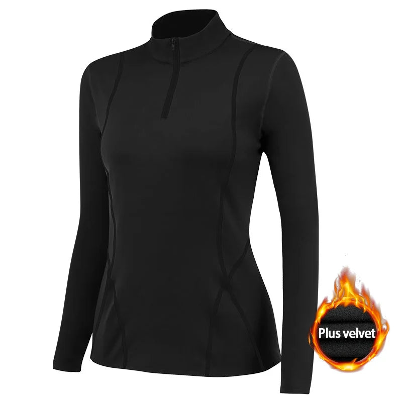Women Long Sleeve Yoga Tops Fitness Clothes Shirts
