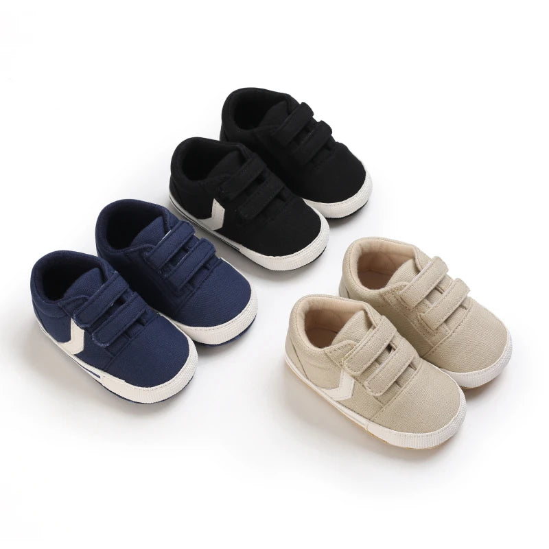 Baby Shoes Boys Canvas Casual Soft Sole Non-slip Newborn Children Walker Sneakers