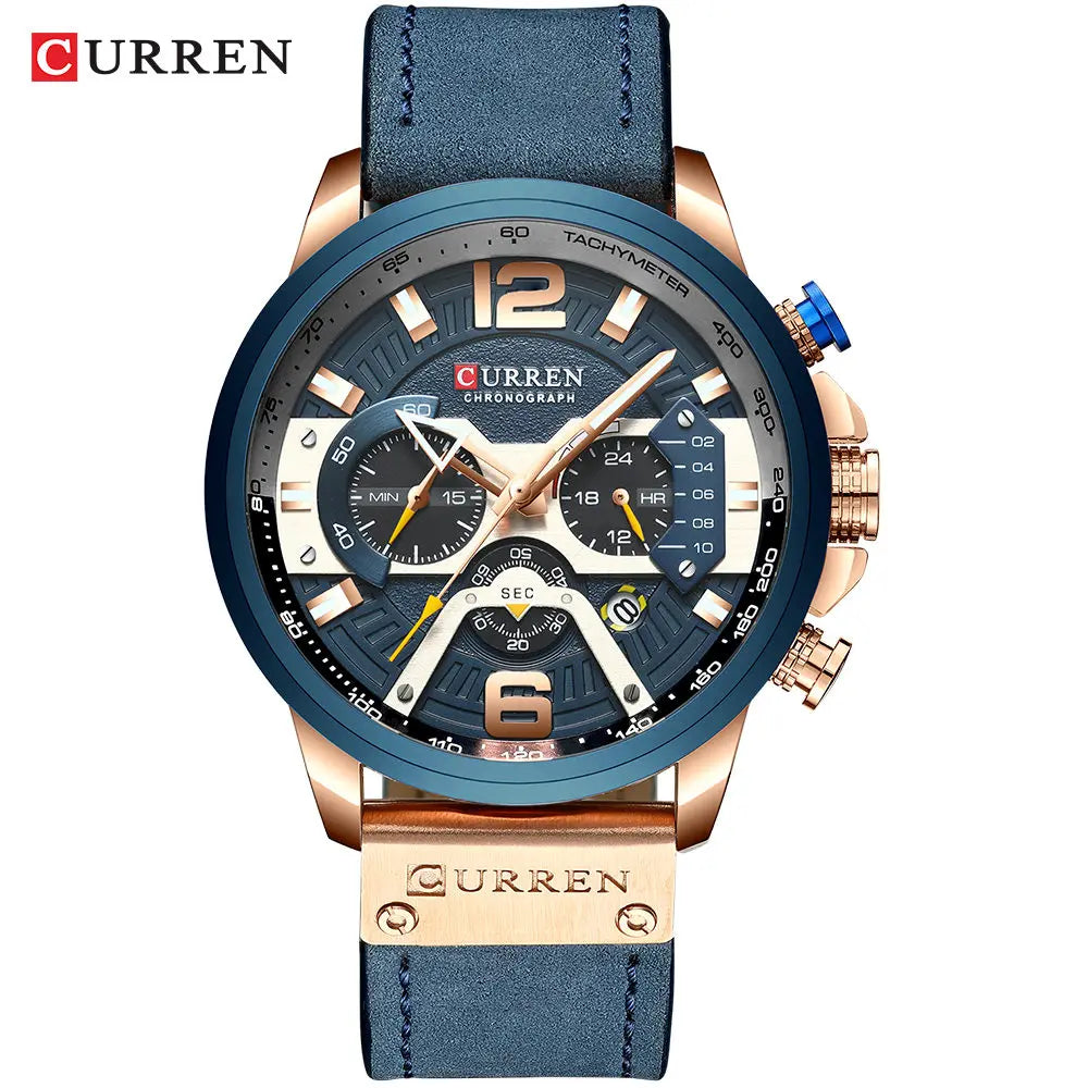 CURREN Casual Sport Watches for Men Top Brand