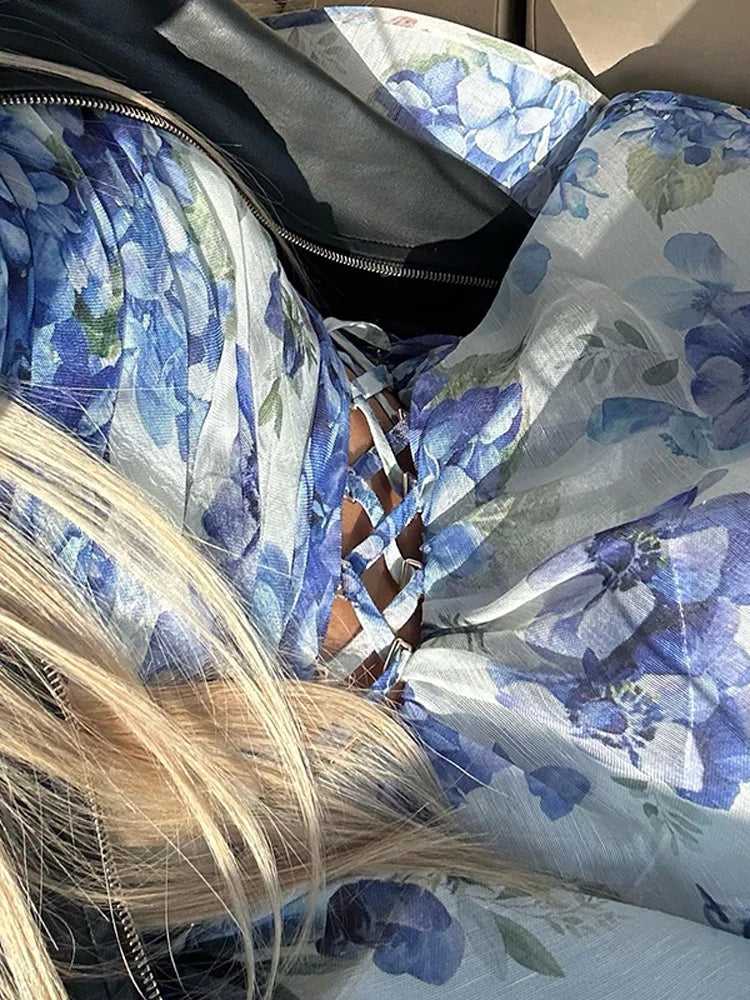 Single Shoulder  Short Elegant  Fluffy Mini Dress