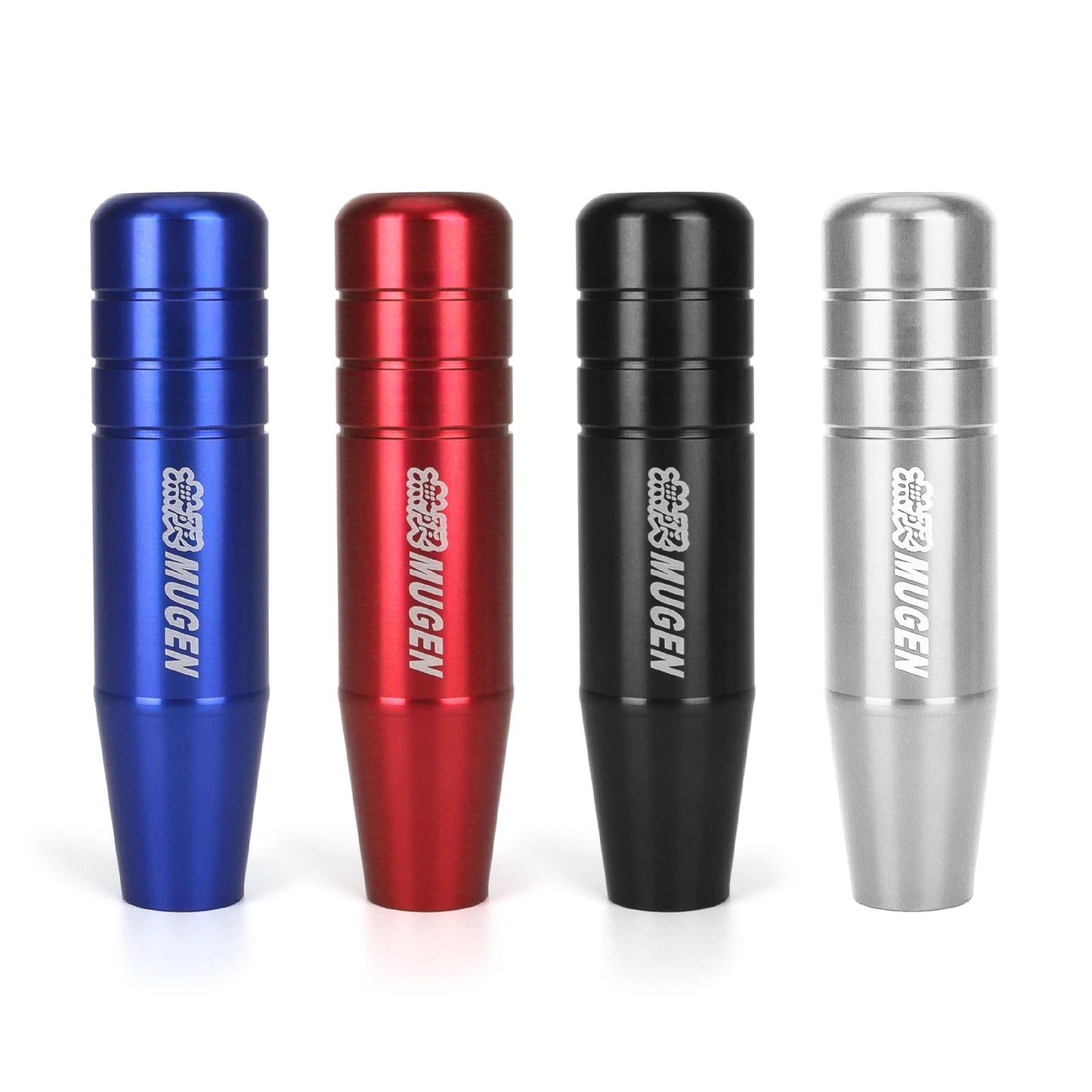 Universal 13CM Aluminium Gear Shift Knob Mugen Electroplating Color Manual Shifter Dandle Extended Manual Transmission