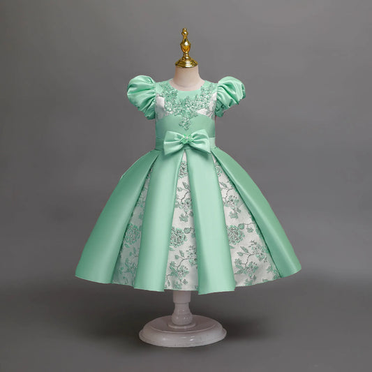 Flower Girl Elegant Dress Children Party