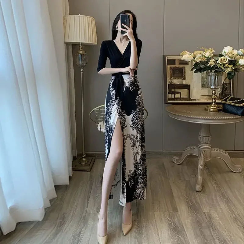 Female Dresses Party Women's Dress Prom Night Club Evening Coquette Soft Sexy High Quality Luxury Fashion Summer 2024 X Elegant