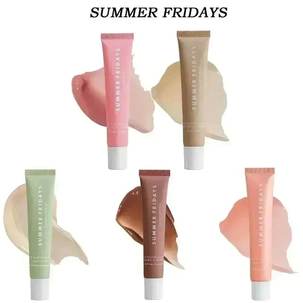 Summer Lip Balm Moisturizing Mirror Lip Gloss  Vanilla Pink Sugar Coffee Cake Smell Lipstick Transparent Oil Makeup