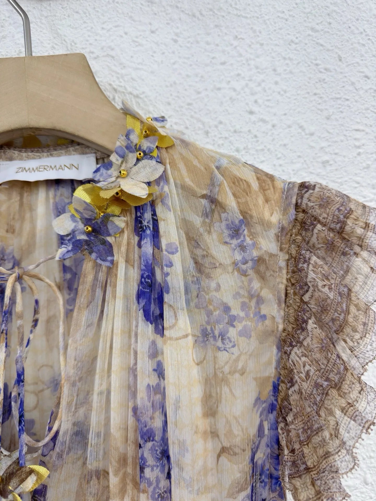 100% Real Silk Floral Printing Bohemian Elegant Sleeveless