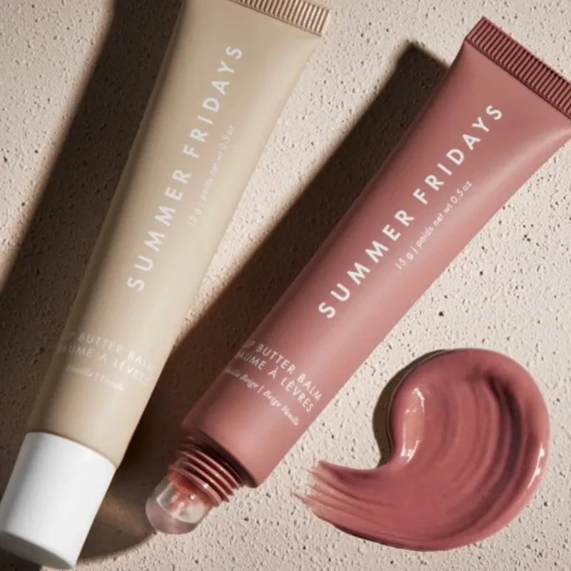 Summer Lip Balm Moisturizing Mirror Lip Gloss  Vanilla Pink Sugar Coffee Cake Smell Lipstick Transparent Oil Makeup