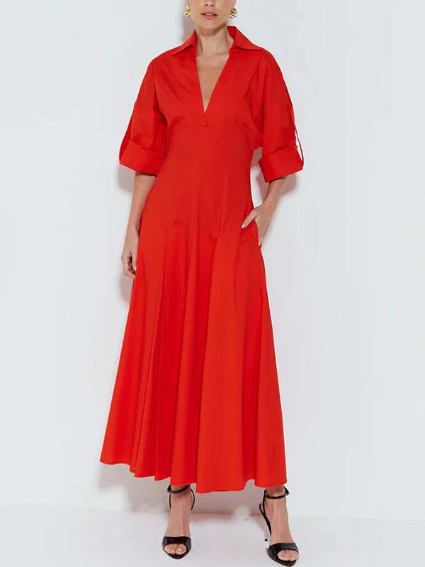 Modigirl Woman Prom Elegant Maxi Dresses 2025 Spring Summer A-Line Women Evening Birthday Wedding Shirts Long Dress