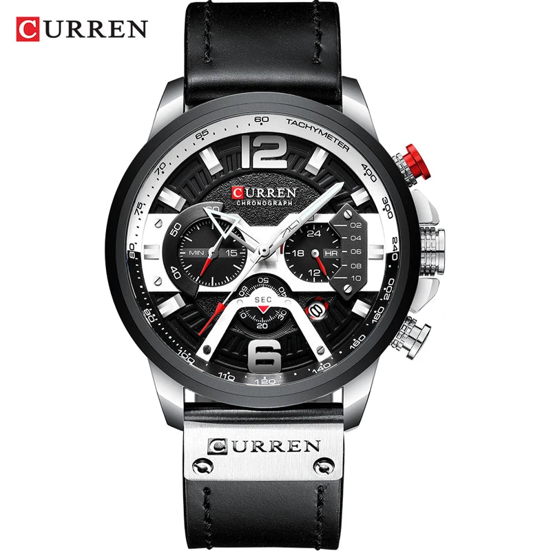 CURREN Casual Sport Watches for Men Top Brand